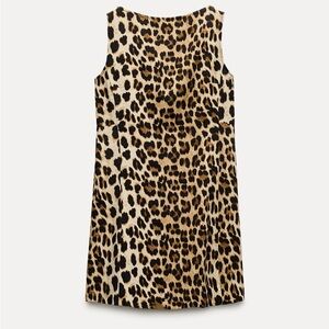 Zara Animal Print Dress in Leopard